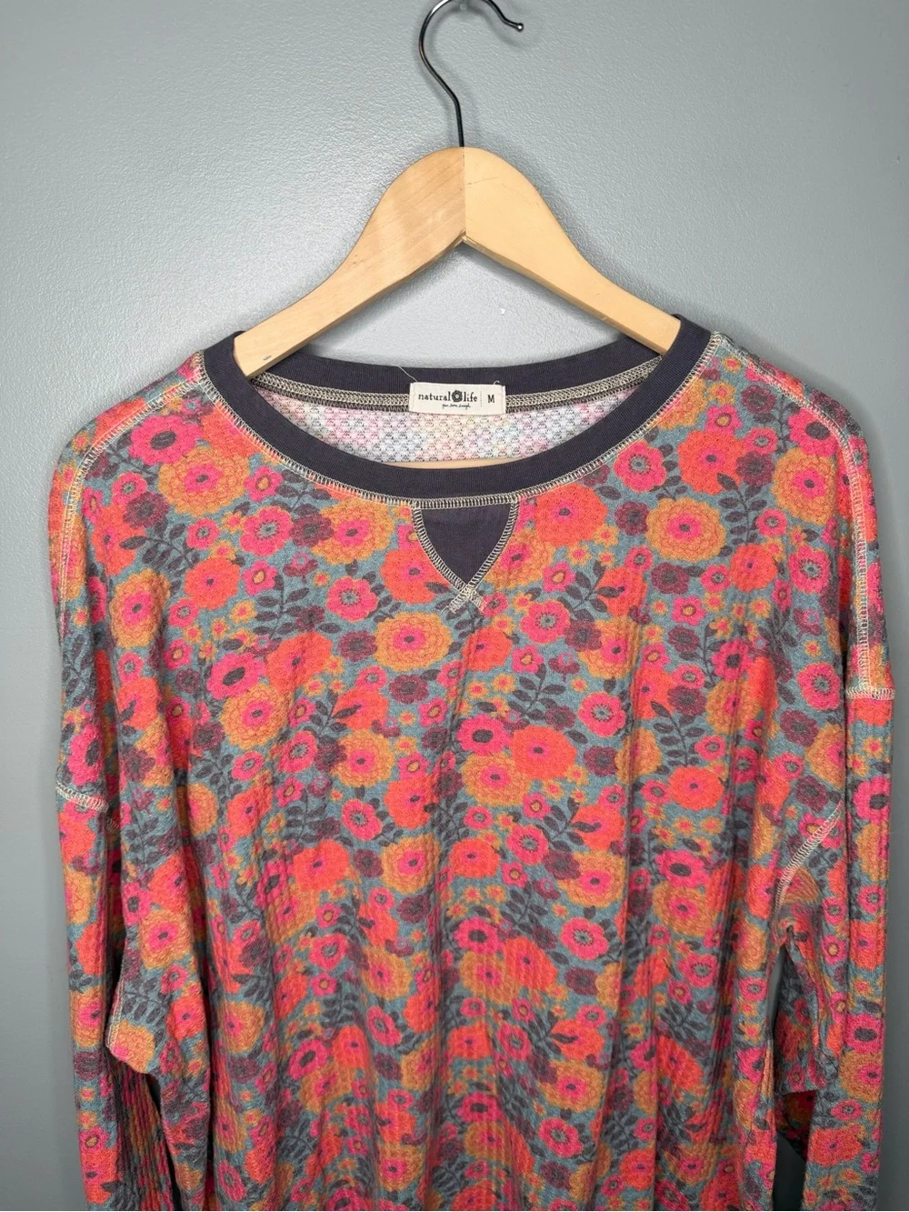 Natural Life Floral Waffle Thermal - Picture 4 of 8